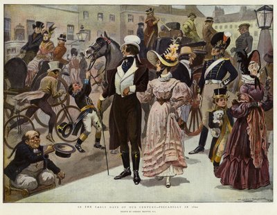 Nei primi giorni del nostro secolo, Piccadilly nel 1800 da Gordon Frederick Browne